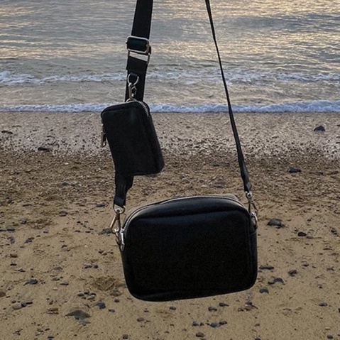 Túi Hộp Đeo Chéo Kèm Ví Mini Mes Bag Thời Trang Unisex Nam Nữ Gudi Studio