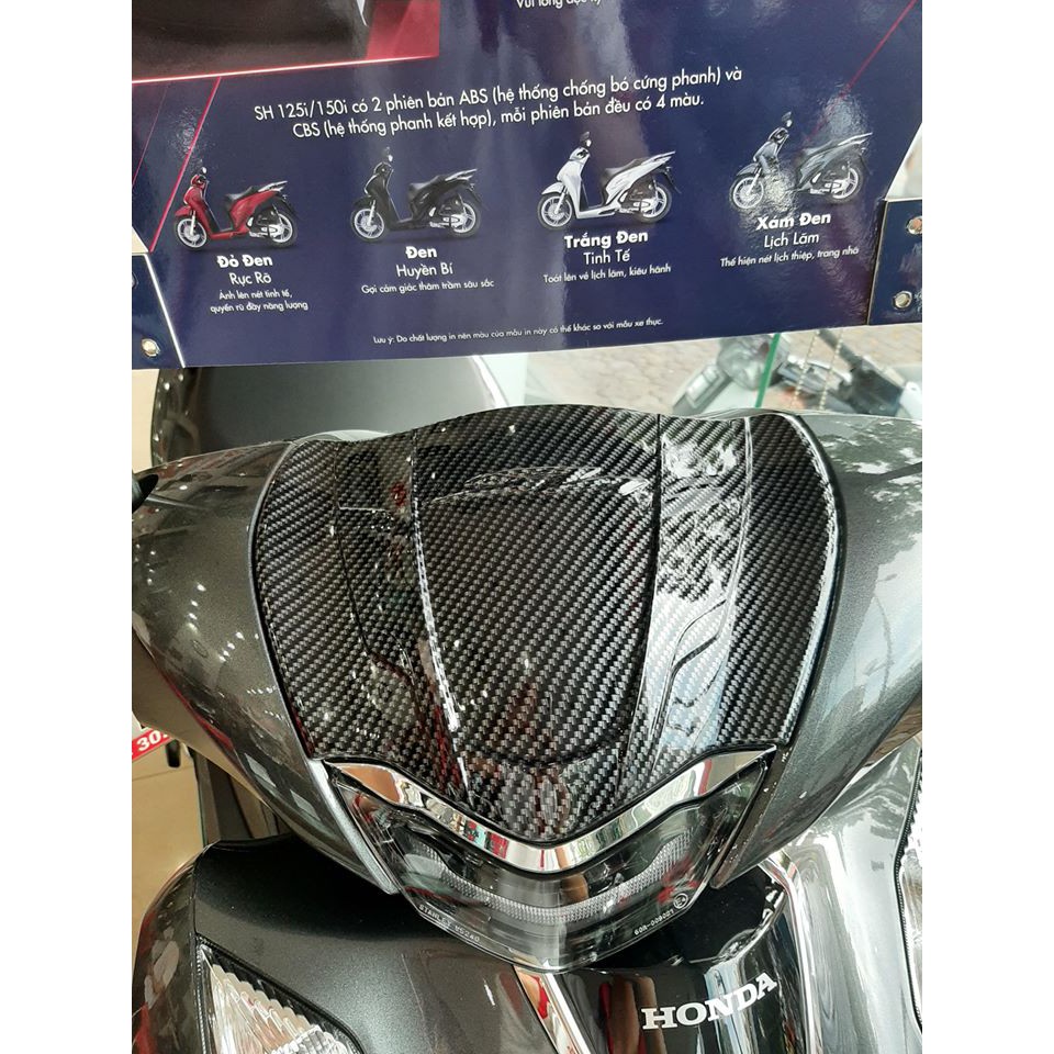 PHỤ KIỆN CHÍNH HÃNG HONDA SH 2020 cacbon và chrom