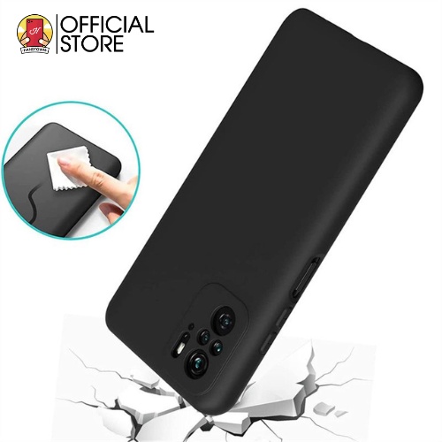 Ốp lưng Dành Cho Xiaomi Poco M5 M5S TPU Silicon Dẻo Đen Nhám Handtown