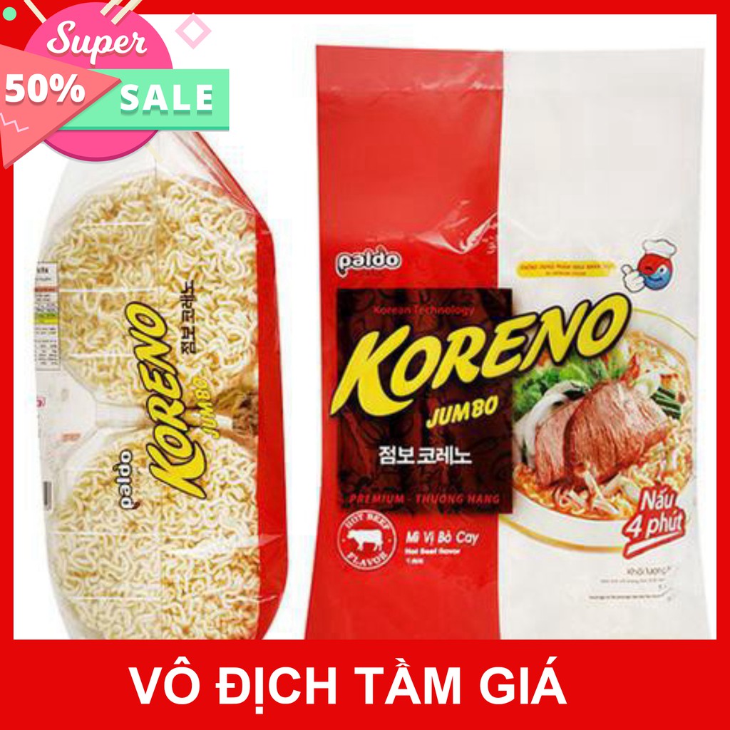 [GIÁ SỈ] Mỳ Koreno Hàn Quốc 1 kg (10 gói mì)