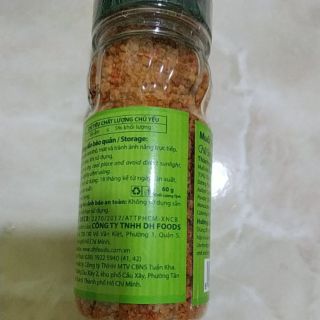 Muối tôm ớt tây ninh 60gr
