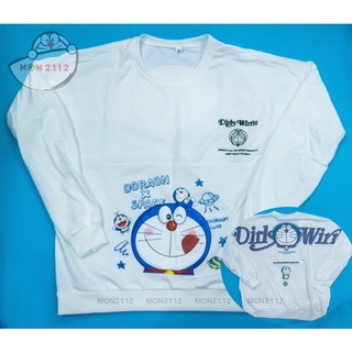 Áo thun Doraemon Doremon tay dài freesize dưới 68kg