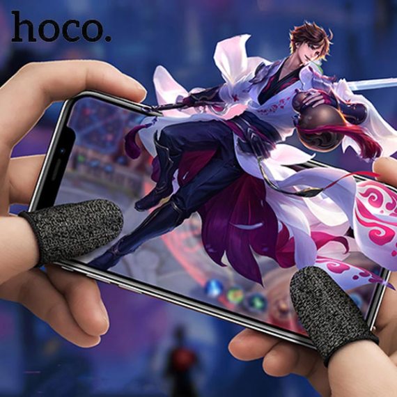 Bao tay chơi game ff siêu nhạy Hoco hàng chính hãng - Găng tay chơi game Mobile siêu nhạy chống mồ hôi chống trượt