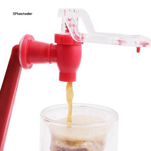 Vòi rót nước ngọt tự động sáng tạo chất liệu ABS + TPR kích thước 15cm phù hợp với miệng chai đường kính 10cm