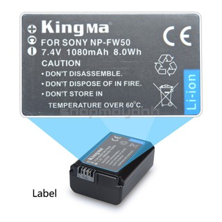 PIN NP-FW50 cho SONY A6000,A6300,A7,A7R,A7S...hãng Kingma