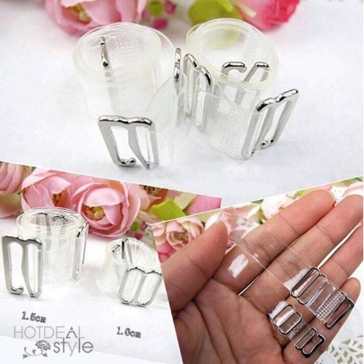 Dây áo trong suốt sợi dẹt Hàn quốc