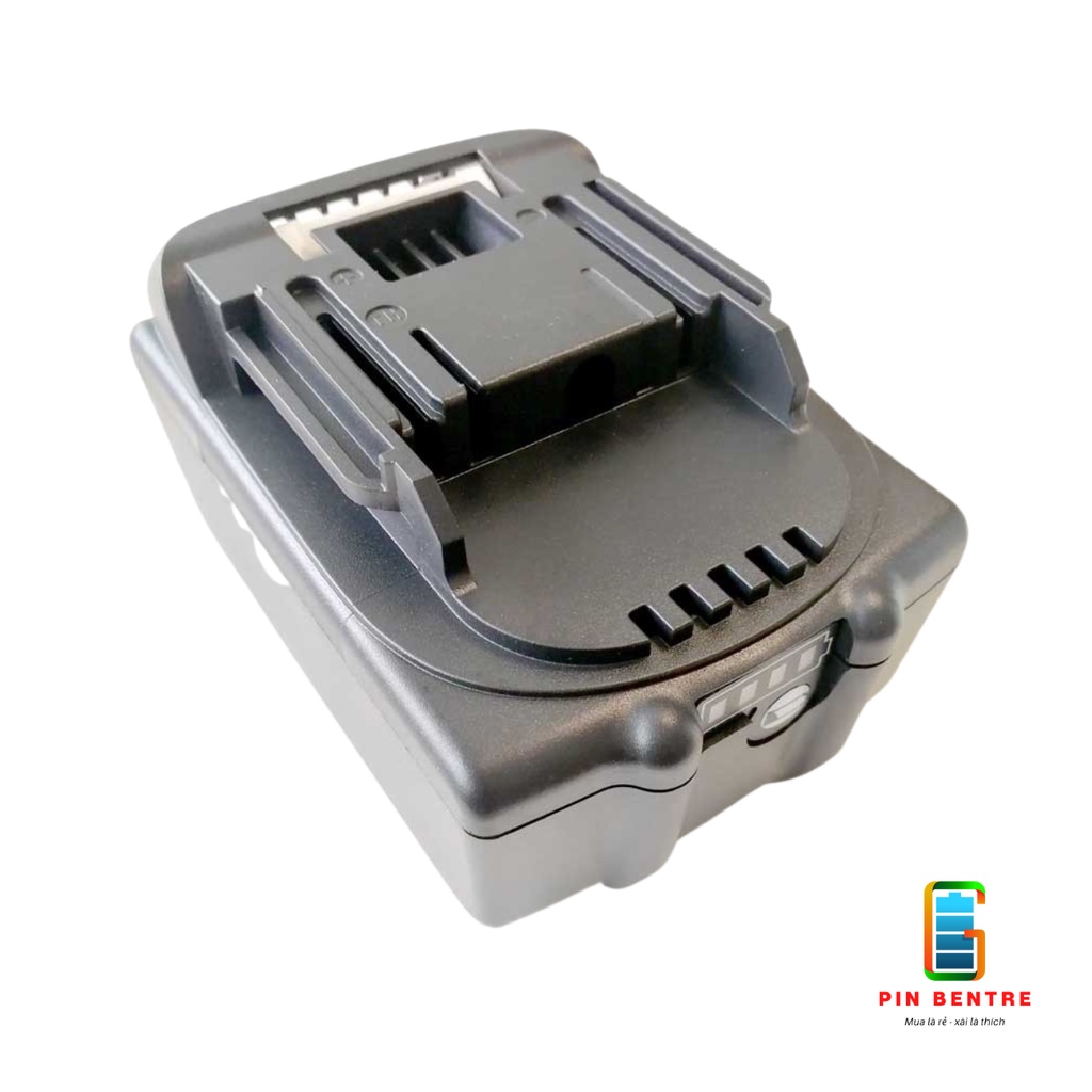 Vỏ pin Makita loại 5 viên Pin sạc Adaptor có báo Pin ( Chưa Mạch )
