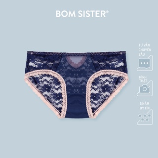 Quần lót chất ren phối lưới BOM SISTER Q8397