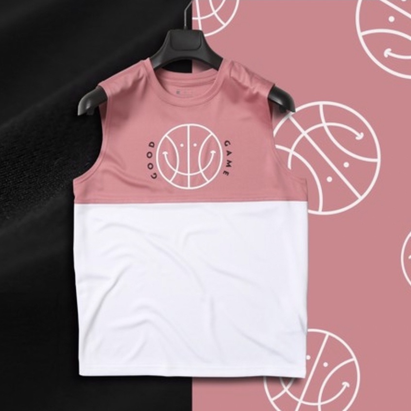 Áo Ba Lỗ Tanktop Nam Good Game Happy Ball Chất Liệu Tái Chế Thấm Hút Mồ Hôi