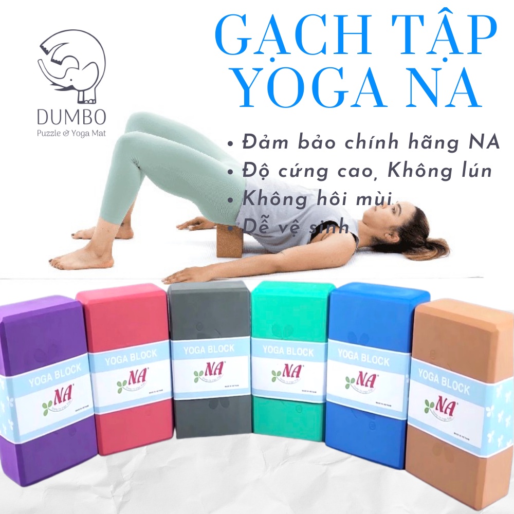 Gạch Tập Yoga NA [Chính hãng] DUMBO MAT | Block Dày 10cm nặng 420gr