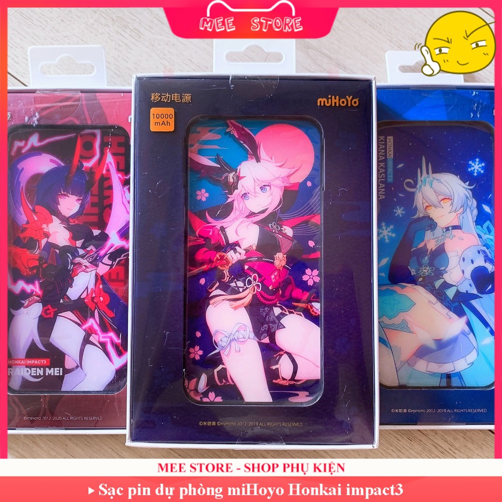 [miHoyo Official] Sạc dự phòng Honkai Impact3 10.000mAh - Mee store 247