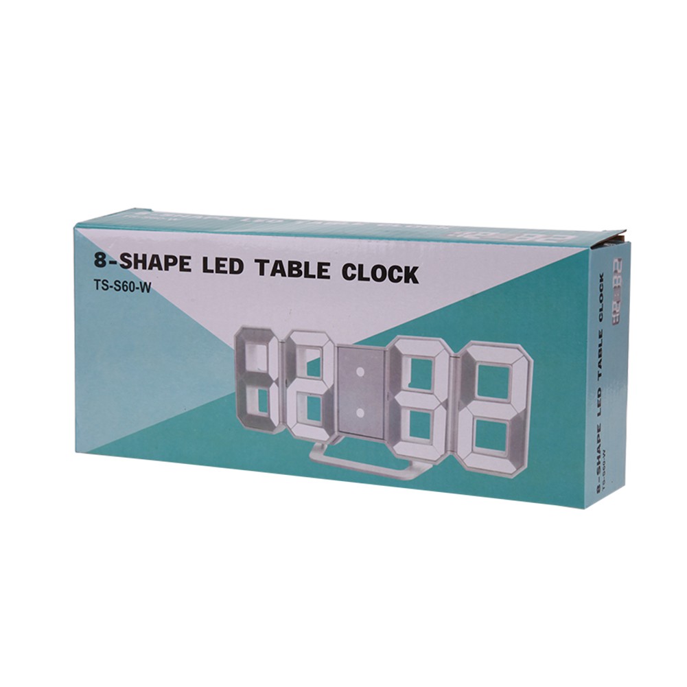 [FORU] Starnearby Modern Digital LED Table Clo Watches 24 or 12-Hour Display Alarm Snooze