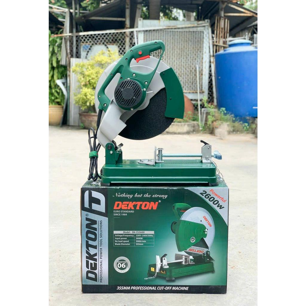 Máy Cắt Sắt DEKTON 2600W - Cam Kết Chính Hãng - Bảo Hành 6 Tháng - Tặng Kèm Lưỡi Cắt Sắt