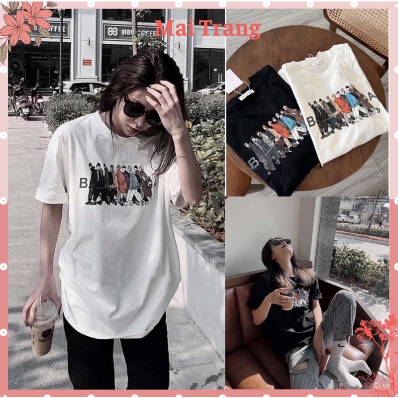 Áo thun nữ form rộng in hình đẹp, áo phông bigsize chất đẹp Maitrangshop92 – (TTA84)