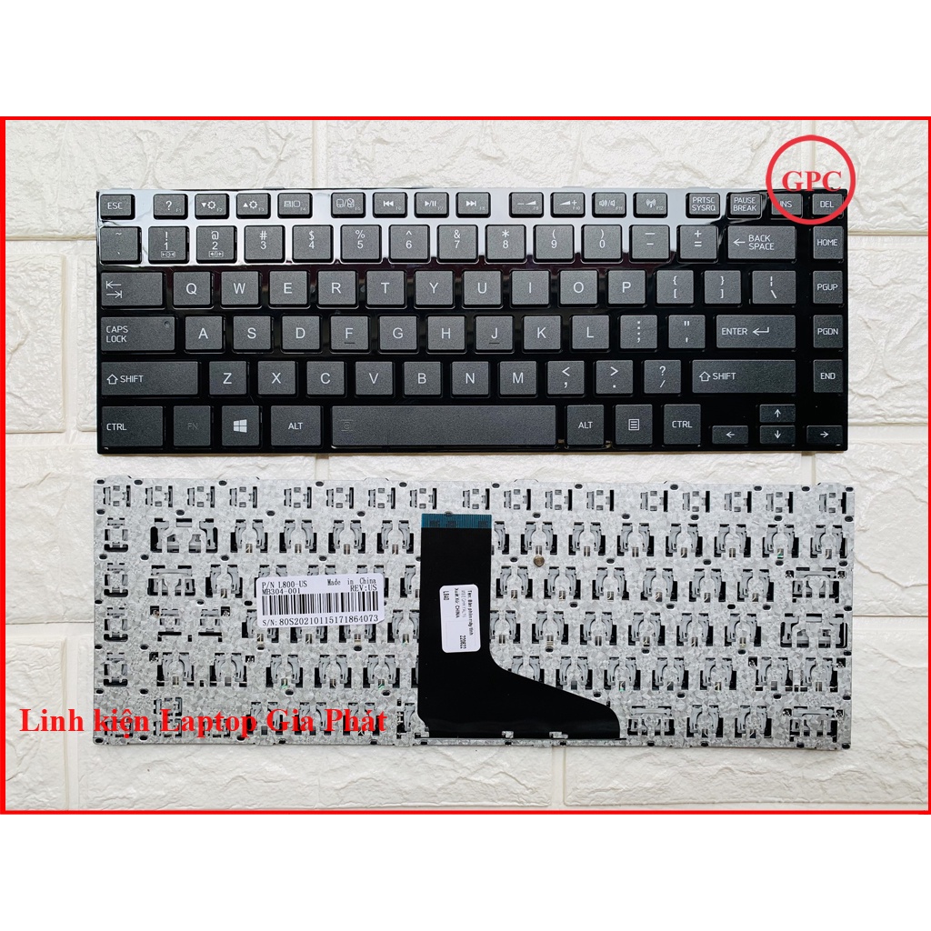 Bàn phím Laptop TOSHIBA C840 L840 L840D C845 L835 L845 L845D C700 C800 - bảo hành uy tín