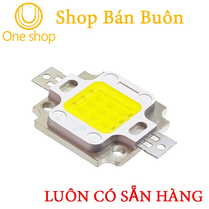 Bóng Đèn Led Luxeon 10W Sáng Trắng - Chip Led Trắng 6000K 9-12VDC Siêu Sáng