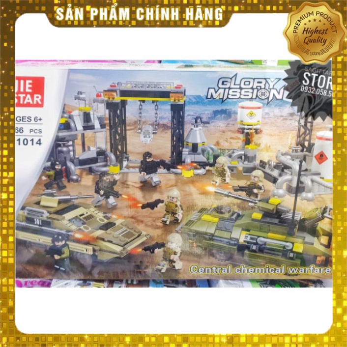 Lego Jiestar 61014 Lắp Ráp Doanh Trại Quân Đội ( 966 Mảnh ) [ Hàng Có Sẵn ]