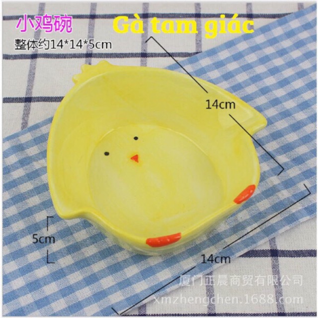 Bát sứ gà tam giác dung tích 300ml