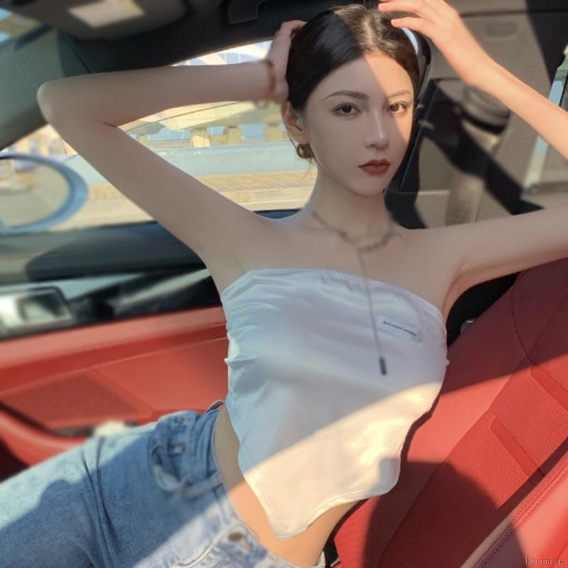 Áo Không Tay Chất Satin Thiết Kế Lệch Tà Thời Trang Mùa Hè | BigBuy360 - bigbuy360.vn