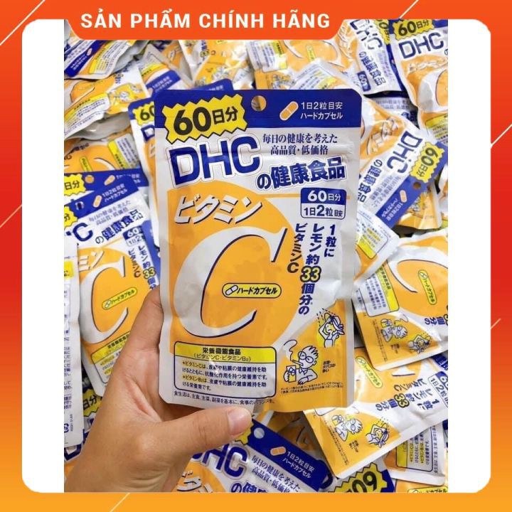 Viên uống Vitamin c dhc Nhật [CHUẨN NỌI ĐỊA] Viên vitamin c dhc 60 ngày 120 viên