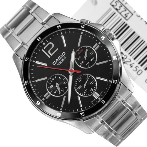 Đồng hồ nam Casio chính hãng MTP-1374, dây kim loại | BigBuy360 - bigbuy360.vn