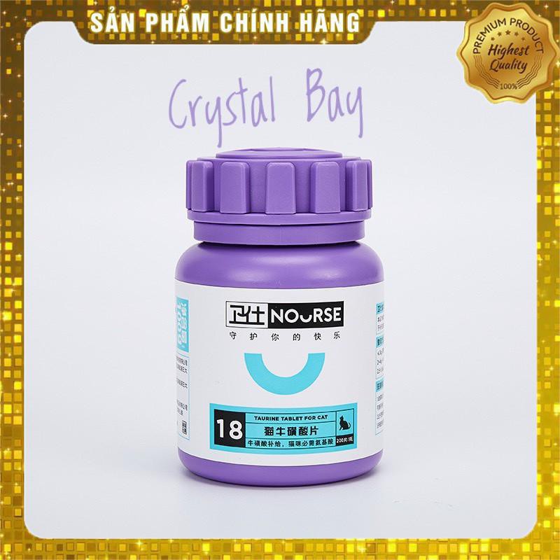 Viên dinh dưỡng cho mèo bổ sung TAURINE hỗ trợ điều trị tim mạch, phù hợp với mèo bị chảy nước mắt