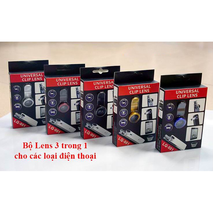 Lens điện thoại 3 trong 1