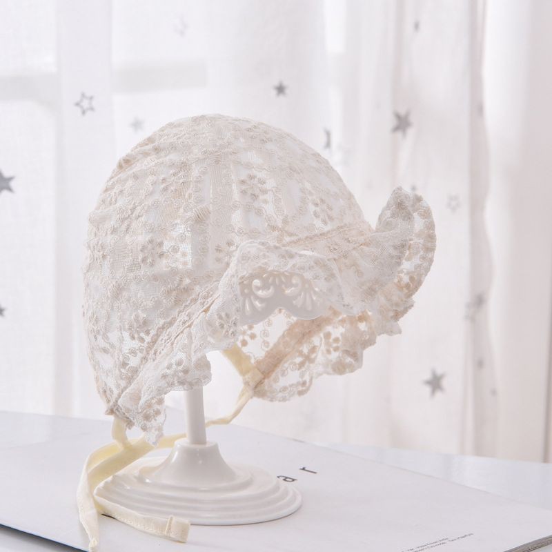 Nón Ren Hoa Xinh Xắn Cho Bé Gái 6-12 - 18 Tháng Tuổi