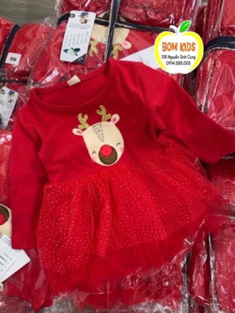 DEAL SỐC 50%] VÁY NOEL CHO BÉ GÁI CỰC XINH