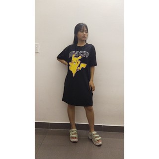 Đầm xuông Mickey