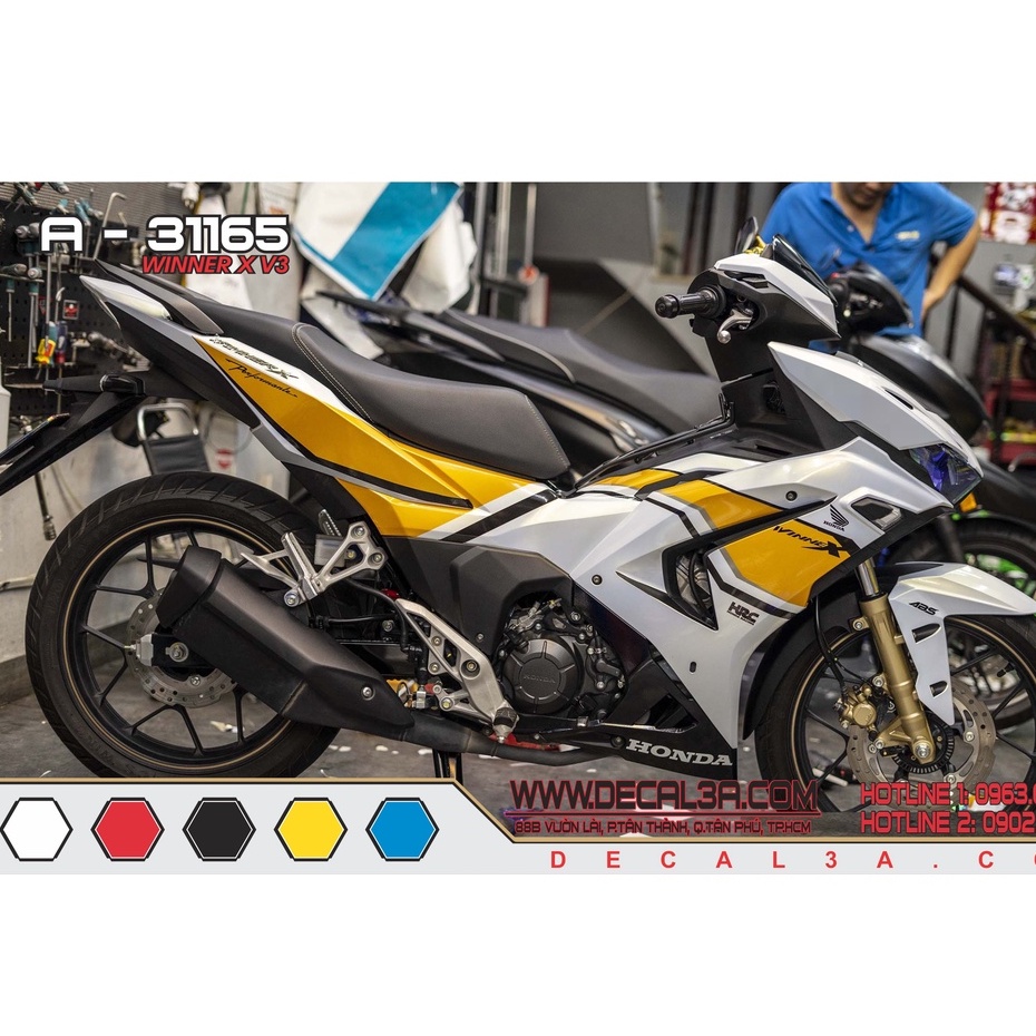 Tem rời Winner X V3 chỉ