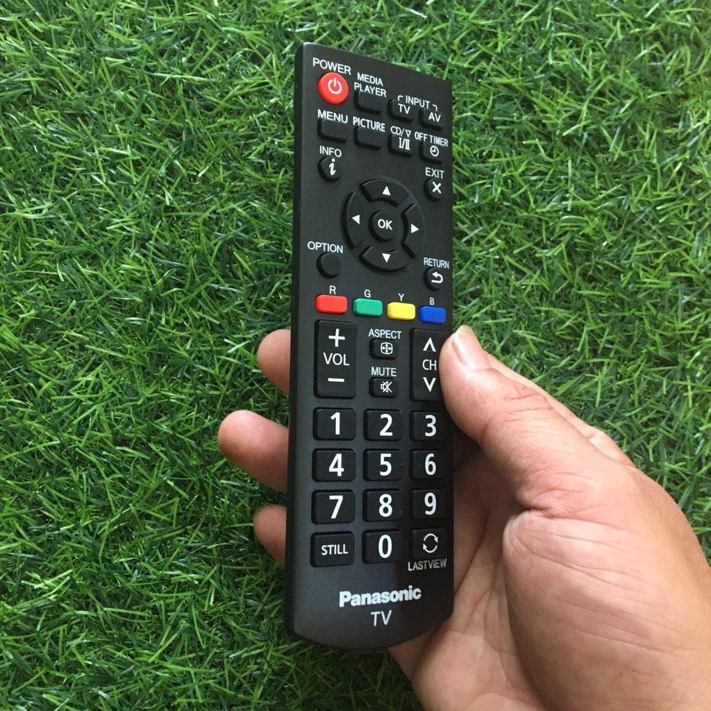 Điều khiển tivi Panasonic loại ngắn zin chính hãng theo máy , Remote dùng cho tivi Panasonic loại ngắn zin chính hãng