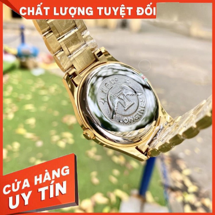 Đồng Hồ Nữ longines Sapphire LG032 Case 28mm Dây Thép 316L Máy Pin Nhật