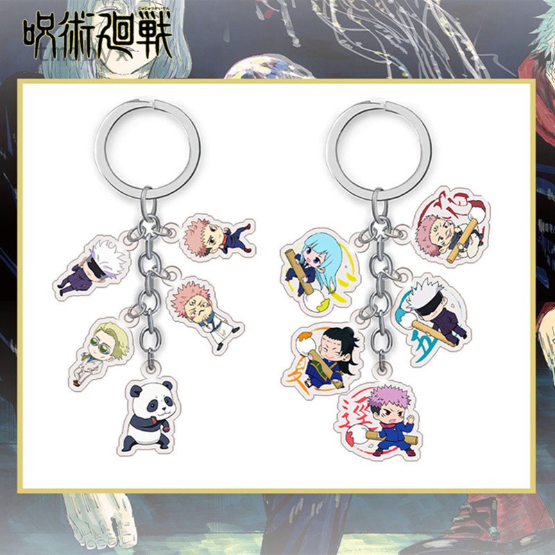 Tmdbyx Móc Khóa Hình Nhân Vật Anime Yuji Itadori Gojo