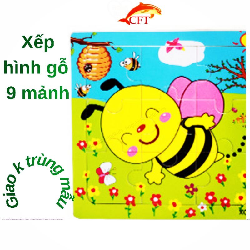 Ghép hình 9 mảnh