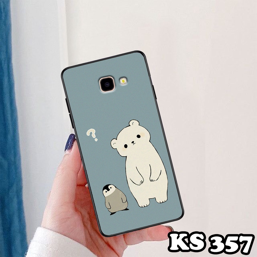 Ốp lưng Samsung J4 - Samsung J4 Plus - Samsung J4 Core - Ốp in hình Cat&amp;Bear đáng yêu - Chất liệu TPU siêu bền