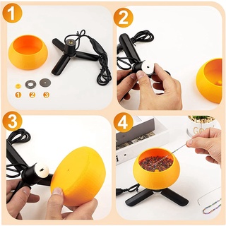 Electric Bead Spinner Kit Adjustable Speed Spin Bead Loader