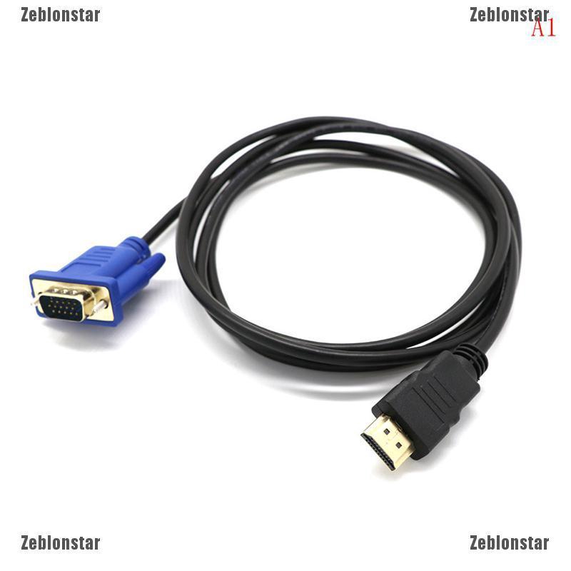 Cáp Chuyển Đổi Vga 10m Sang HDMI + Audio TV HDTV Chuyên Dụng