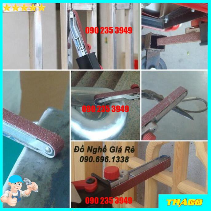 Bộ chuyển đổi máy mài máy cắt thành máy chà nhám băng đánh bóng inox gỗ QE007