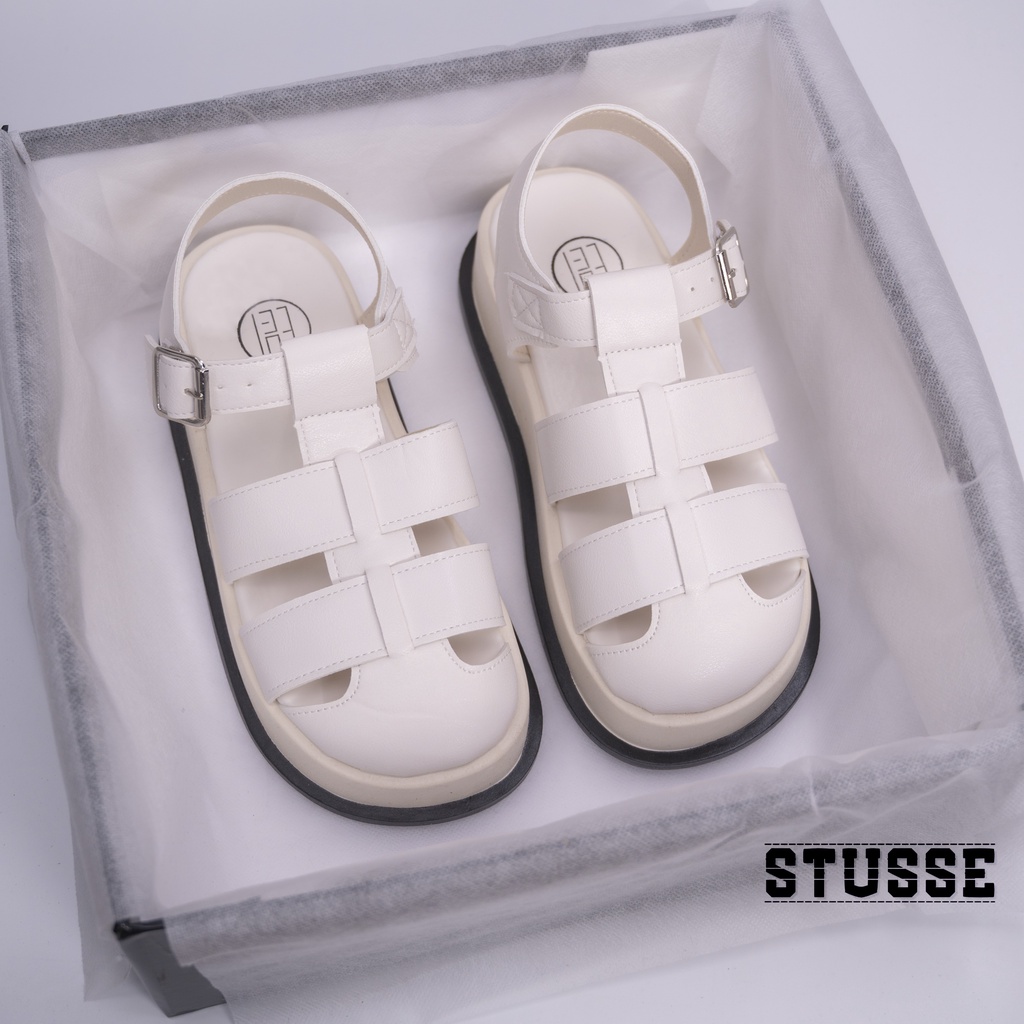 Dép Sandal Rọ Đan Dây Ulzzang Da Mềm Đế Dày Phong Cách Hàn Quốc - SA010