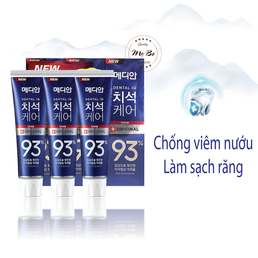 Kem Đánh Răng Median Dental IQ 93% Hàn Quốc 120g