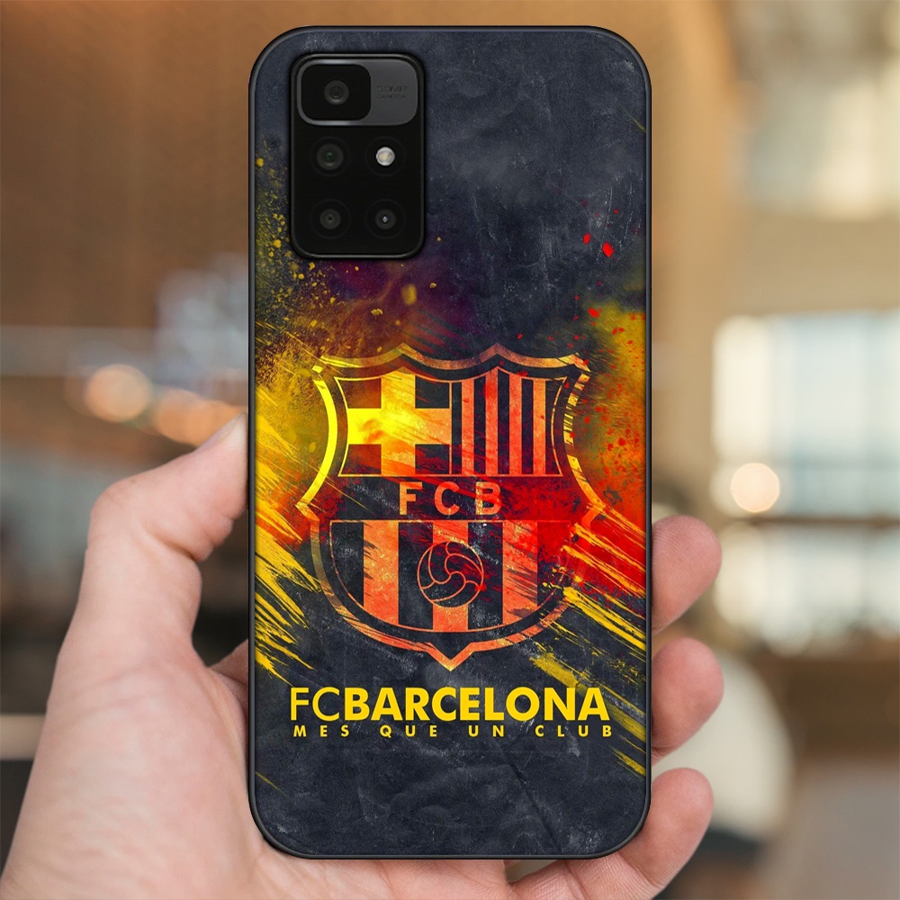 Ốp lưng Xiaomi Redmi 10 viền đen in hình Barcelona Barca