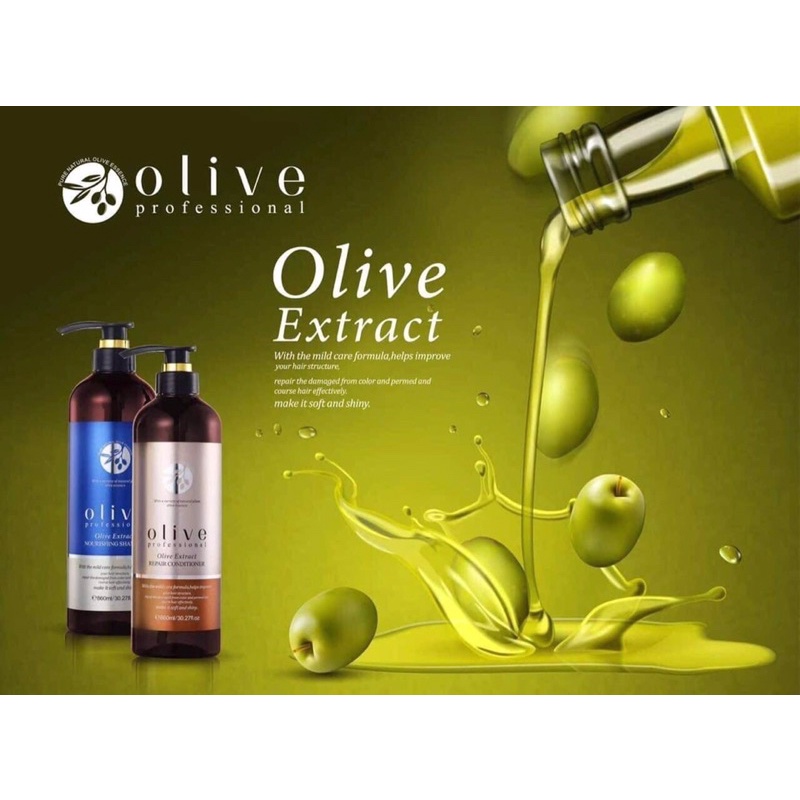 Dầu gội cặp OLive colagen chính hãng 100% 800ml/ 1chai
