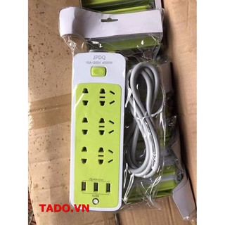[ giá hủy diệt ] Ổ cắm điện chống giật kèm 3 cổng usb siêu tiện lợi GD534