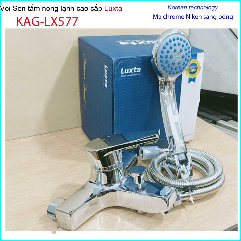 Bộ vòi sen nóng lạnh Luxta KAG-LX577, khuyến mãi 40% trọn bộ vòi sen nóng lạnh thân lớn nước mạnh sử dụng tốt