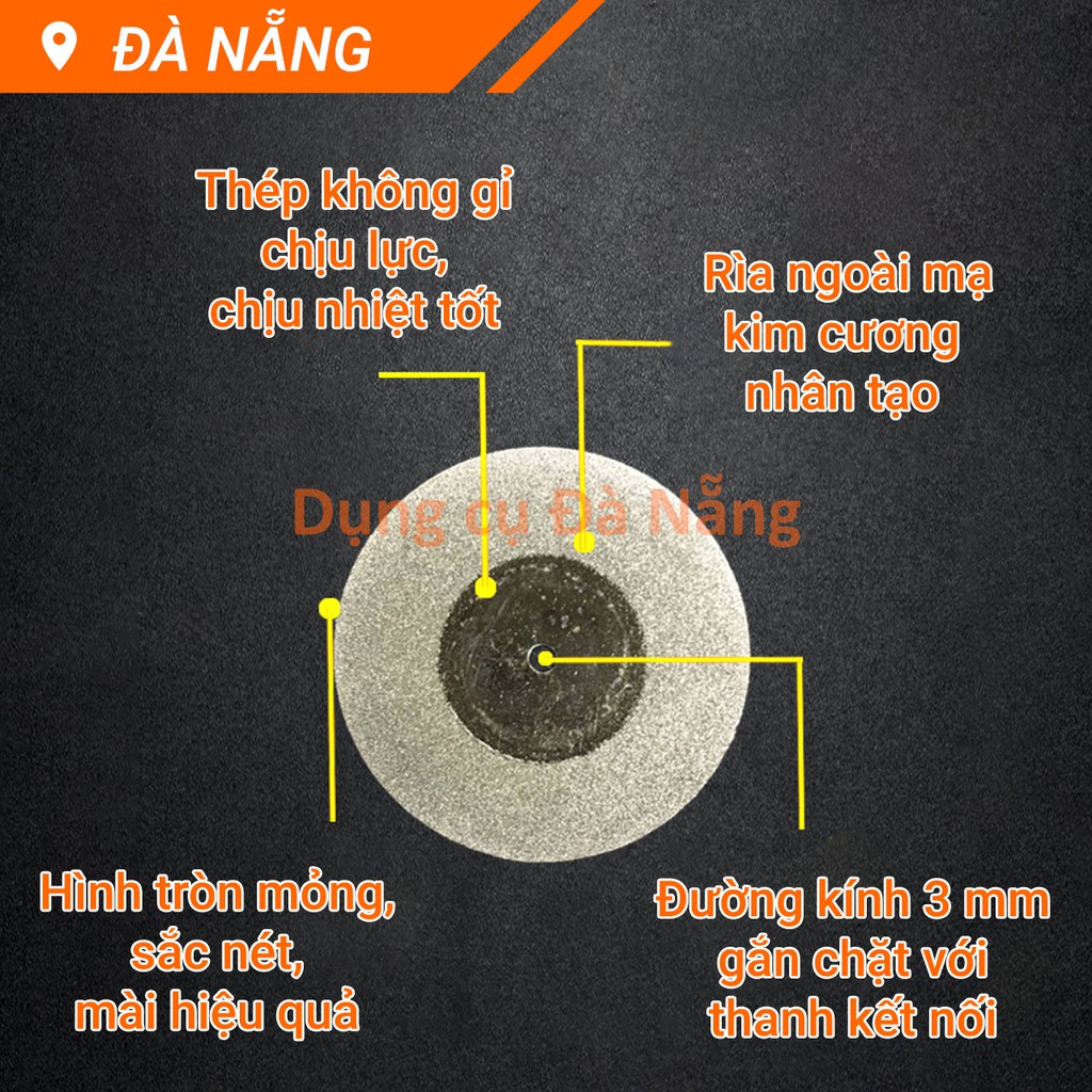 Bộ 10 lưỡi mài kim cương