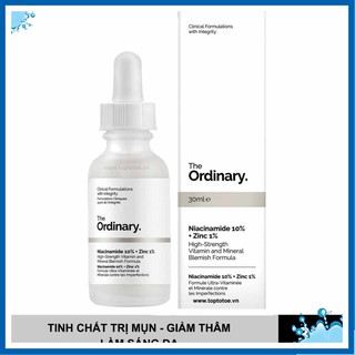 [Chuẩn Auth]Tinh Chất Ngừa Mụn Làm Sáng Da The Ordinary Niacinamide 10% + Zinc 1% Serum 30ml