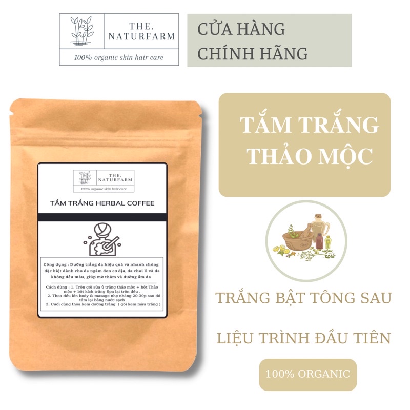 [TẮM LÀ TRẮNG ] Set tắm trắng body herbal coffee - tắm trắng toàn thân chuẩn spa - cửa hàng thiên nhiên handmade