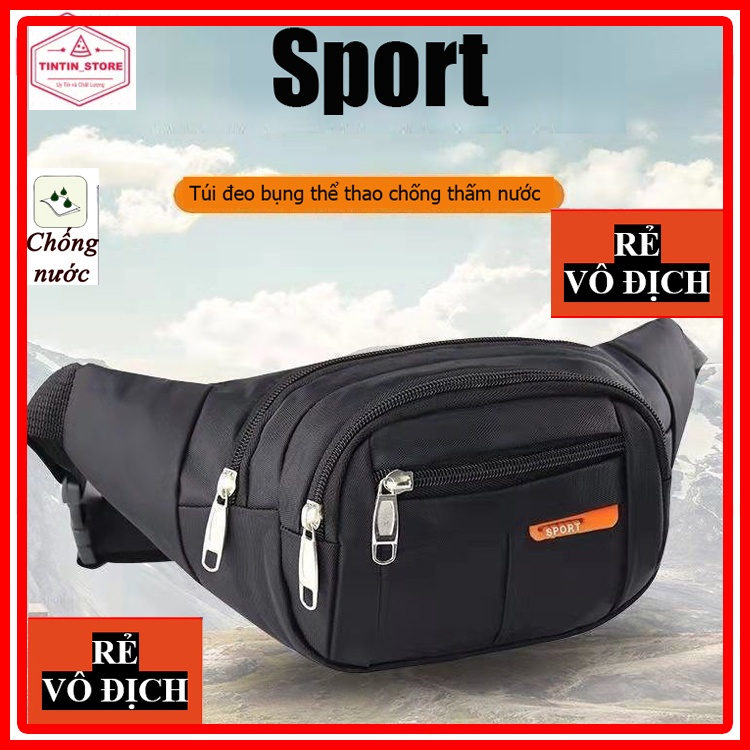 Túi Đeo Chéo Bao Tử, Túi đeo hông đeo bụng Sport Chống Nước.