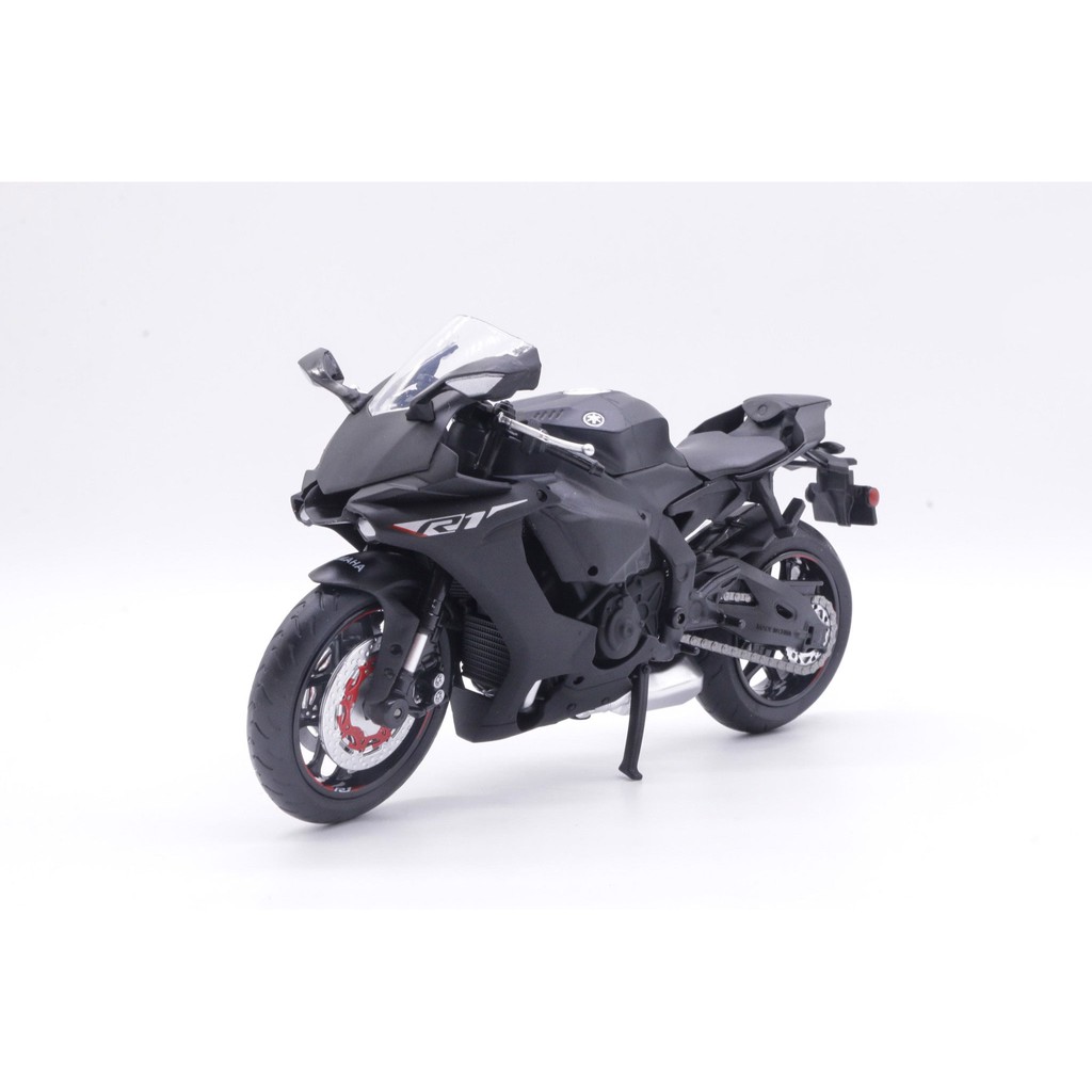 XE MÔ HÌNH MOTO Siêu xe YAMAHA YZF-R1 | MSZ tỷ lệ 1:12 màu Đen